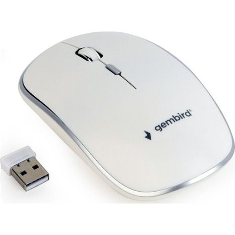 Gembird Wireless Optical Mouse White