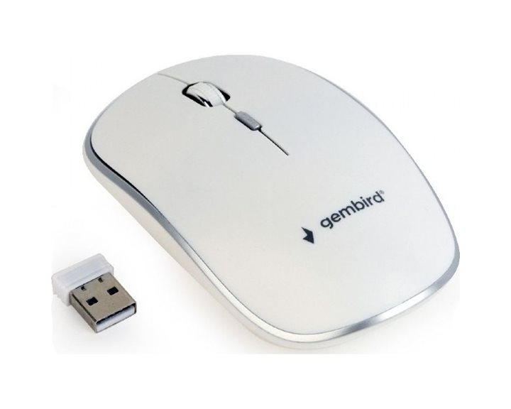 Gembird Wireless Optical Mouse White