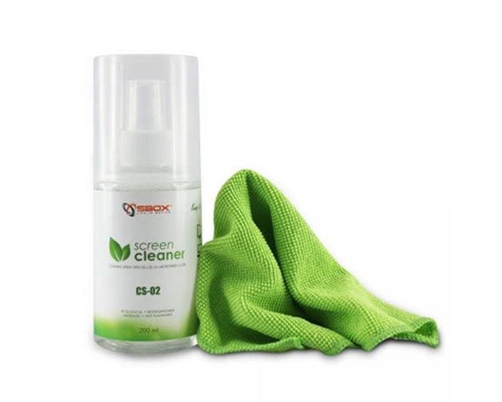 Sbox Screen Cleaner With Cloth 200ml CS-02
