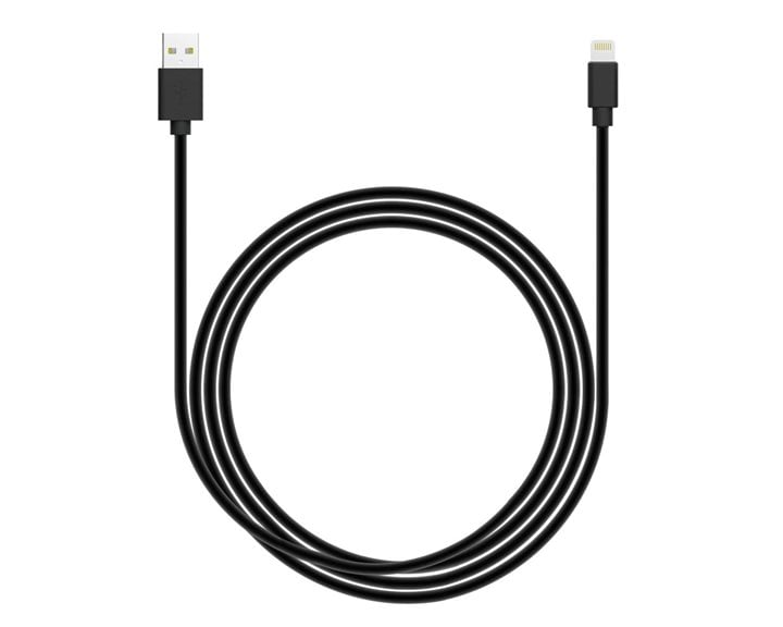 Lamtech Charging & Datacable Lightning 2m Black