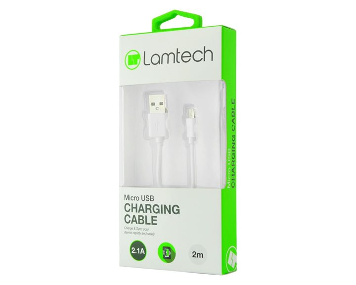 Lamtech Datacable Micro USB 2m White