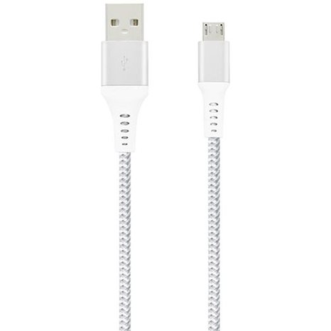Lamtech Micro USB High Quality Unbreakable Cable Silver 2m