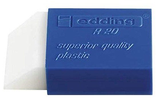 Γόμα Edding Πλαστική Λευκή R20