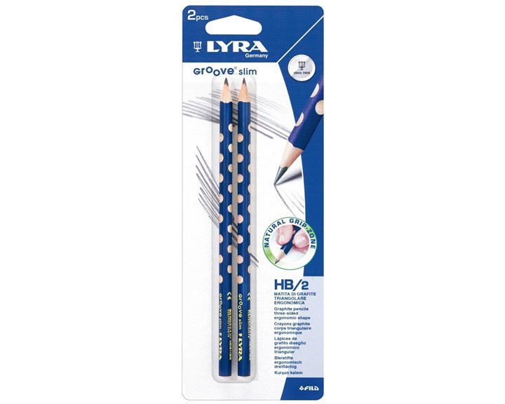 Σετ Μολυβιών Lyra Groove Slim 2τμχ 1768001