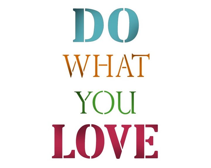 Stencil Stamperia 21x29,7cm Do What You Love