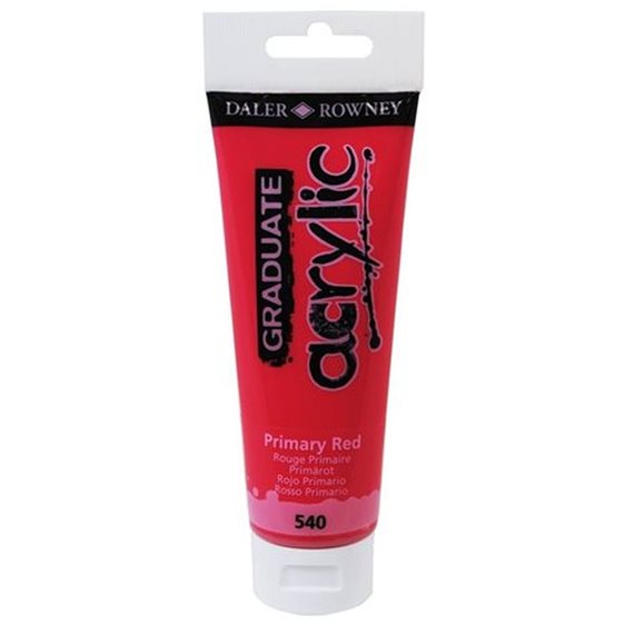 Ακρυλικό Χρώμα Daller Rowney 120ml 540 Primary Red 123120540