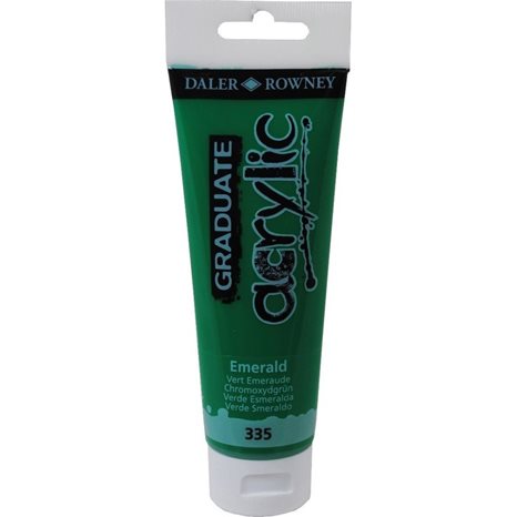 Ακρυλικό Χρώμα Daller Rowney 120ml 335 Emerald 123120335