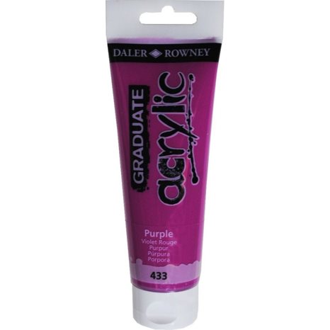 Ακρυλικό Χρώμα Daller Rowney 120ml 433 Purple