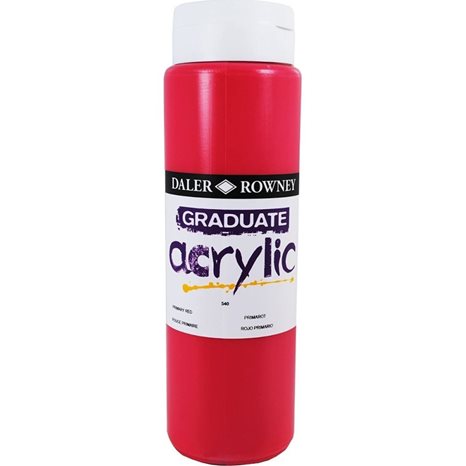 Ακρυλικό Χρώμα Graduate 500ml 540 Primary Red