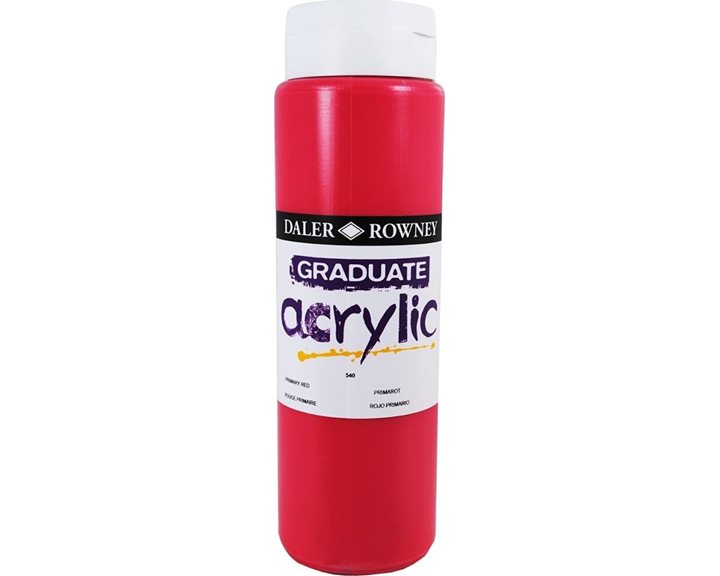 Ακρυλικό Χρώμα Graduate 500ml 540 Primary Red
