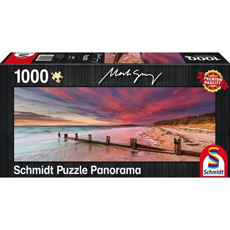 Πάζλ Schmidt 1000τεμ. Grey Pano - Παραλία Βικτώρια Αυστραλίας 59395