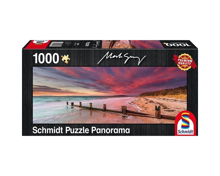 Πάζλ Schmidt 1000τεμ. Grey Pano - Παραλία Βικτώρια Αυστραλίας 59395