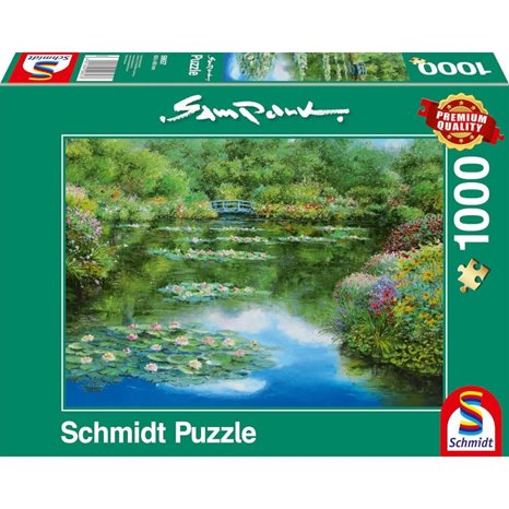 Πάζλ Schmidt 1000τεμ. Sam Park - Water Lilly Pond 59657
