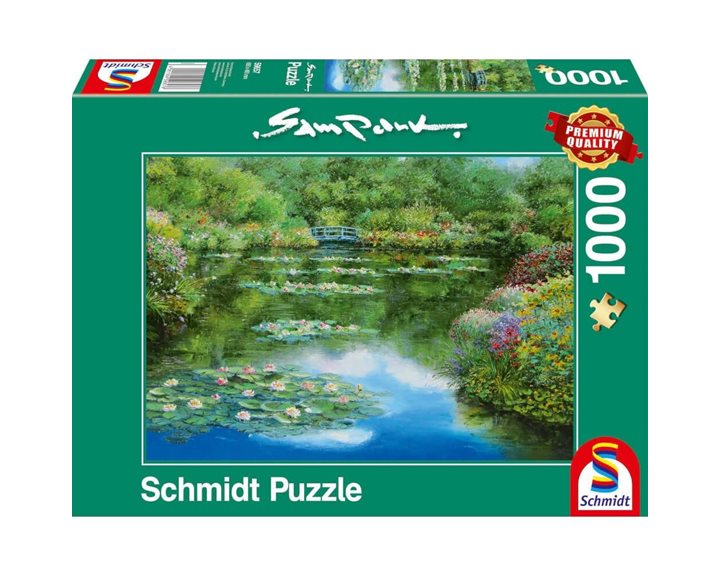 Πάζλ Schmidt 1000τεμ. Sam Park - Water Lilly Pond 59657