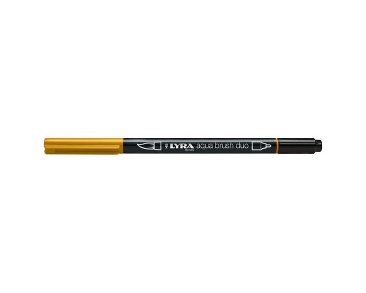 Μαρκαδόρος- Πινέλο Lyra Aqua Brush Duo Raw Sienna 6520084