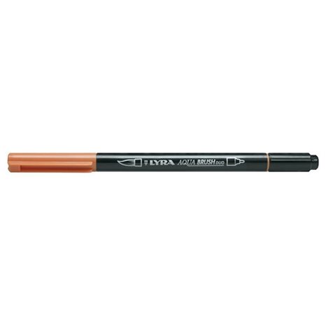 Μαρκαδόρος- Πινέλο Lyra Aqua Brush Duo Burnt Ochre 6520087