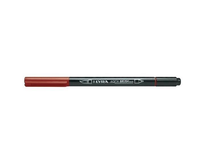 Μαρκαδόρος- Πινέλο Lyra Aqua Brush Duo Venetian Red 6520090