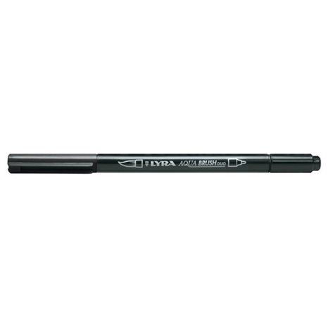 Μαρκαδόρος- Πινέλο Lyra Aqua Brush Duo Black 6520099