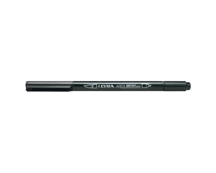 Μαρκαδόρος- Πινέλο Lyra Aqua Brush Duo Black 6520099