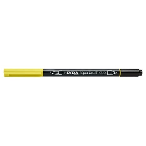 Μαρκαδόρος- Πινέλο Lyra Aqua Brush Duo Chrome Yellow 6520006