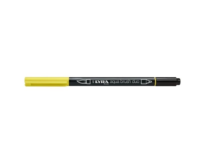 Μαρκαδόρος- Πινέλο Lyra Aqua Brush Duo Chrome Yellow 6520006