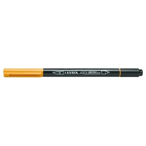 Μαρκαδόρος- Πινέλο Lyra Aqua Brush Duo Yellow 6520008