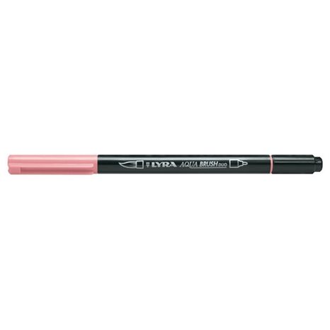 Μαρκαδόρος- Πινέλο Lyra Aqua Brush Duo Rose Carmine 6520024