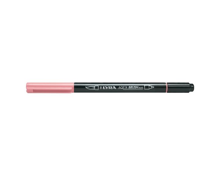 Μαρκαδόρος- Πινέλο Lyra Aqua Brush Duo Rose Carmine 6520024