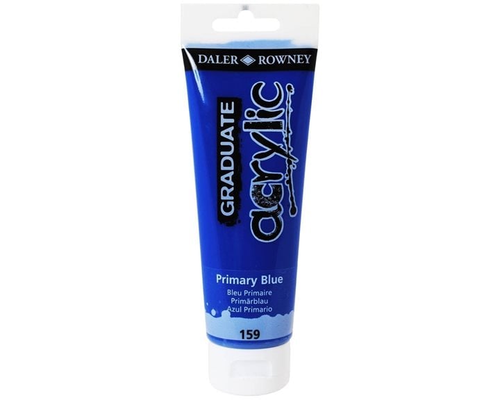 Ακρυλικό Χρώμα Daller Rowney 120ml 159 Primary Blue 123120159