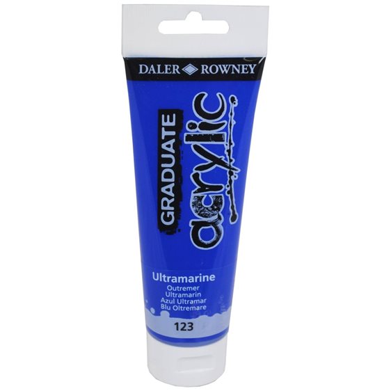 Ακρυλικό Χρώμα Daller Rowney 120ml 123 Ultramarine 123120123