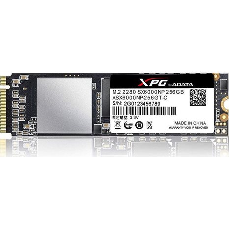 ADATA SSD M.2 NVMe PCI-E 256GB XPG ASX6000LNP-256GT-C, M.2 2280, NVMe PCI-E GEN3x4, READ 1800MB/s, WRITE 1200MB/s, IOPS 100K/170K, 5YW. ASX6000LNP-256GT-C