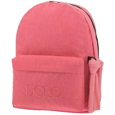 Σακίδιο Πλάτης Polo Double Scarf Jean Style Ροζ 9-01-235-94 2018