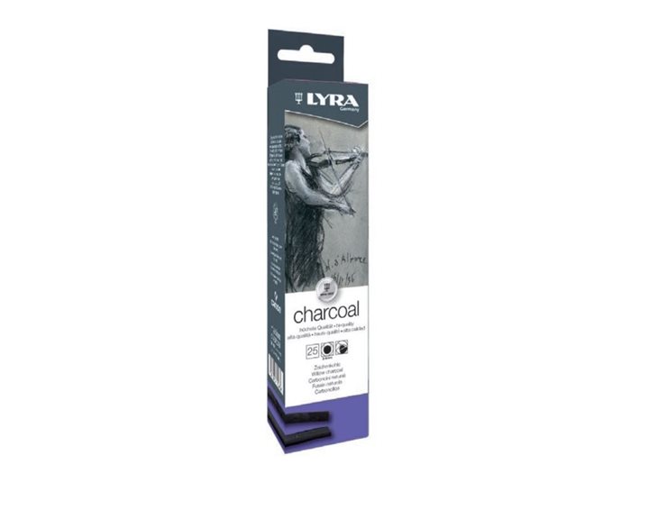 Κάρβουνο Charcoal Medium Lyra 25τμχ L5550021