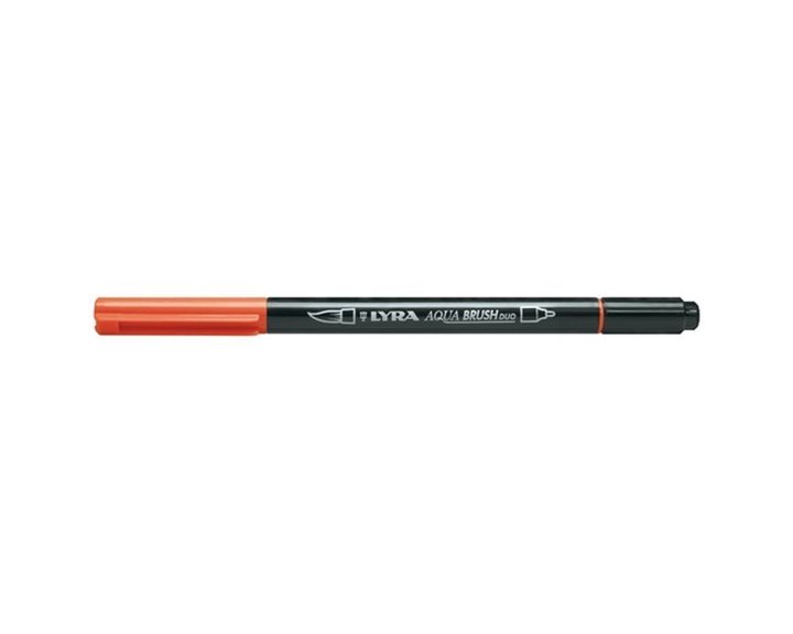 Μαρκαδόρος- Πινέλο Lyra Aqua Brush Duo Saturn Red 6520015