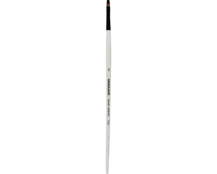 Πινέλο Graduate Daler Rowney Synthetic Bright Long Handle No.6 212160006