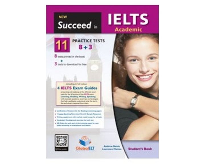 New Succeed In Ielts Academic 11(8+3) Practice Tests  Sb