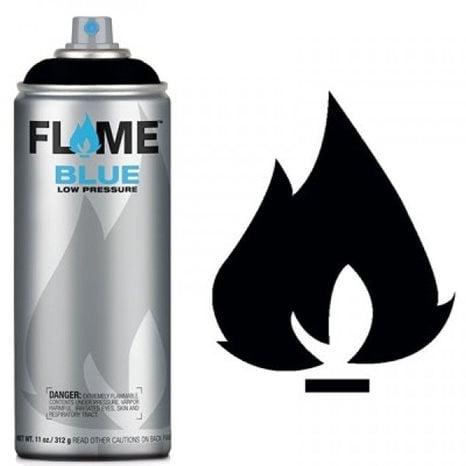 Χρώμα Ακρυλικό Graffity Flame Blue 400ml FB904 Deep Black