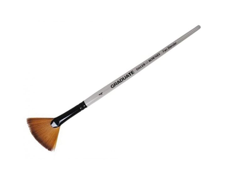 Πινέλο Βεντάλια Daler Rowney Graduate Synthetic Fan Short Handle No.4 212147004