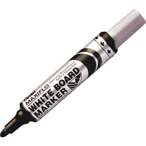 Μαρκαδόρος Pentel Maxiflo White Board MWL5MA Medium Μαύρος
