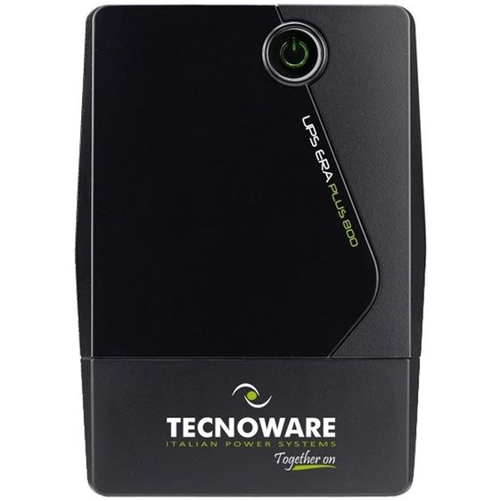 TECNOWARE UPS ERA PLUS 800 SCHUKO TOGETHER ON, 800VA/560W, LINE INTERACTIVE W/ STABILIZER, SIMULATED SINEWAVE, 2YW ELECTRONIC PARTS & 1YW BATTERIES.