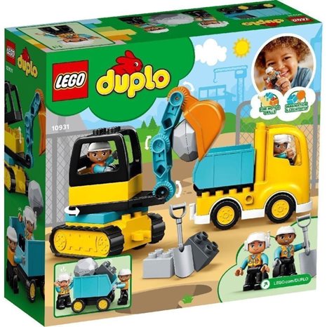 LEGO Φορτηγό Και Ερπυστριοφόρος Εκσκαφέας