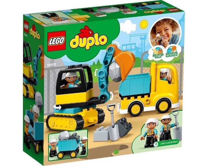 LEGO Φορτηγό Και Ερπυστριοφόρος Εκσκαφέας