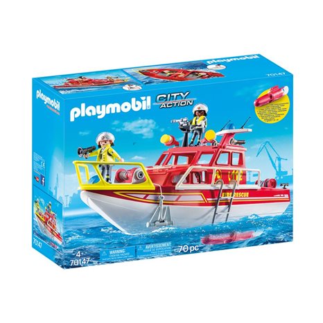 Playmobil Πυροσβεστικό Σκάφος Διάσωσης 70147