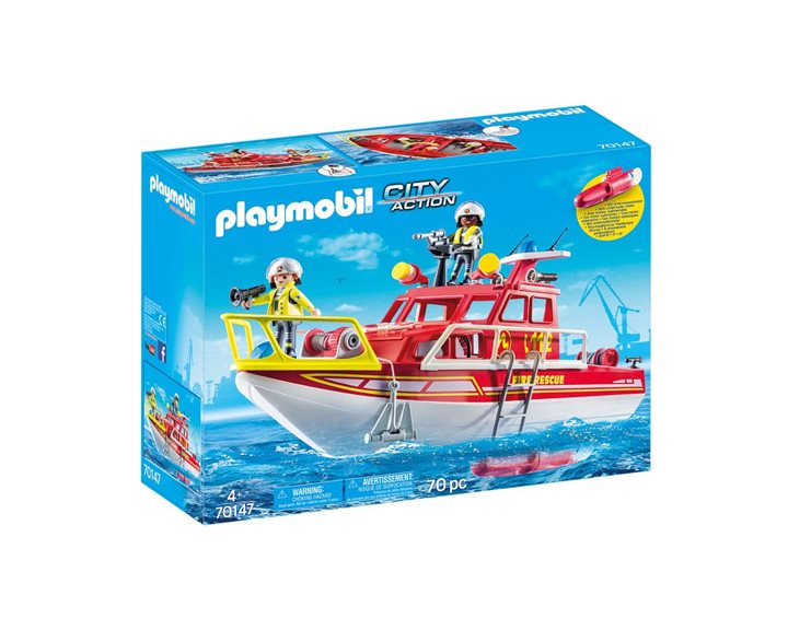 Playmobil Πυροσβεστικό Σκάφος Διάσωσης 70147