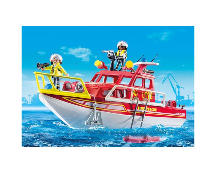 Playmobil Πυροσβεστικό Σκάφος Διάσωσης 70147