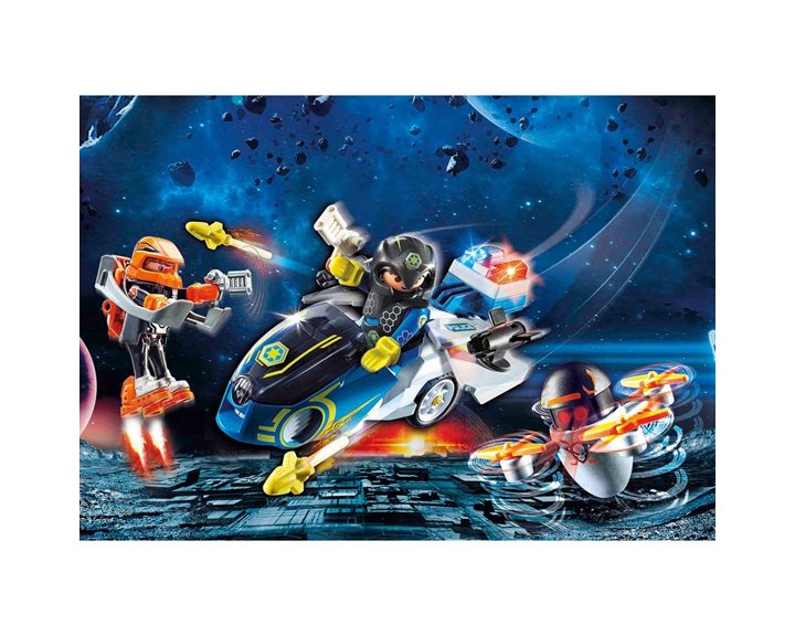 Playmobil Galaxy Police Μοτοσικλέτα 70020