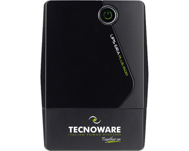 TECNOWARE UPS ERA PLUS 1600 SCHUKO TOGETHER ON, 1600VA/1120W, LINE INTERACTIVE W/ STABILIZER, SIMULATED SINEWAVE, 2YW ELECTRONIC PARTS & 1YW BATTERIES.