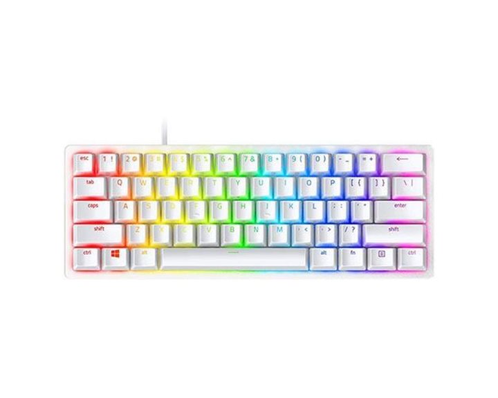 Razer HUNTSMAN MINI MERCURY ED. - 60% Linear Red Opto Mechanical Switch Gaming Keyboard  - US Layout