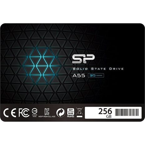 Silicon Power SSD 2.5 256GB Ace A55, SATA3, Read 560MB/s, Write 530MB/s, 3YW. SP256GBSS3A55S25