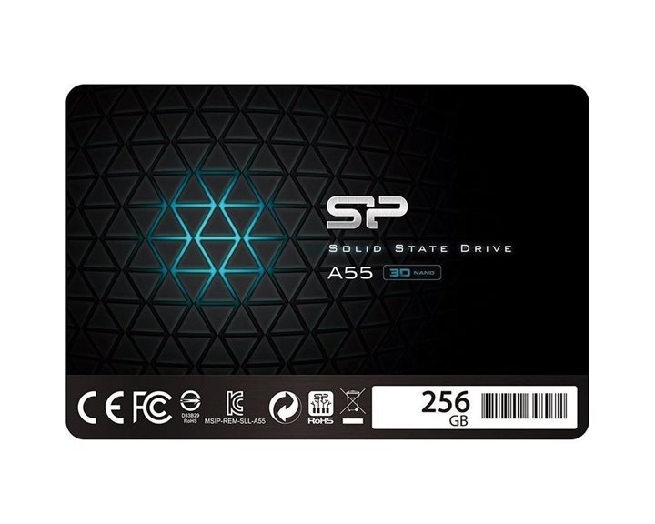 SILICON POWER SSD 2.5   256GB ACE A55, SATA3, READ 560MB/s, WRITE 530MB/s, 3YW. SP256GBSS3A55S25